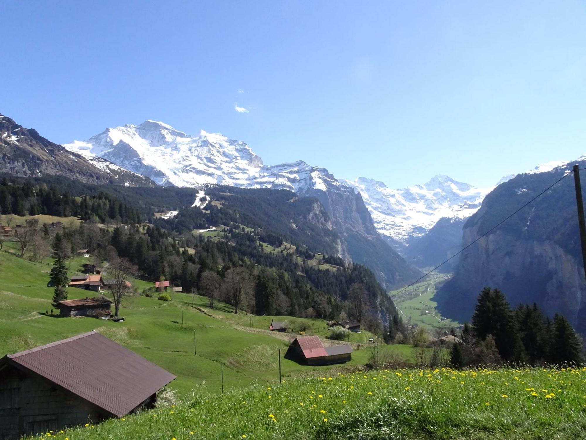 Chalet Alpina Gyger Венген Экстерьер фото