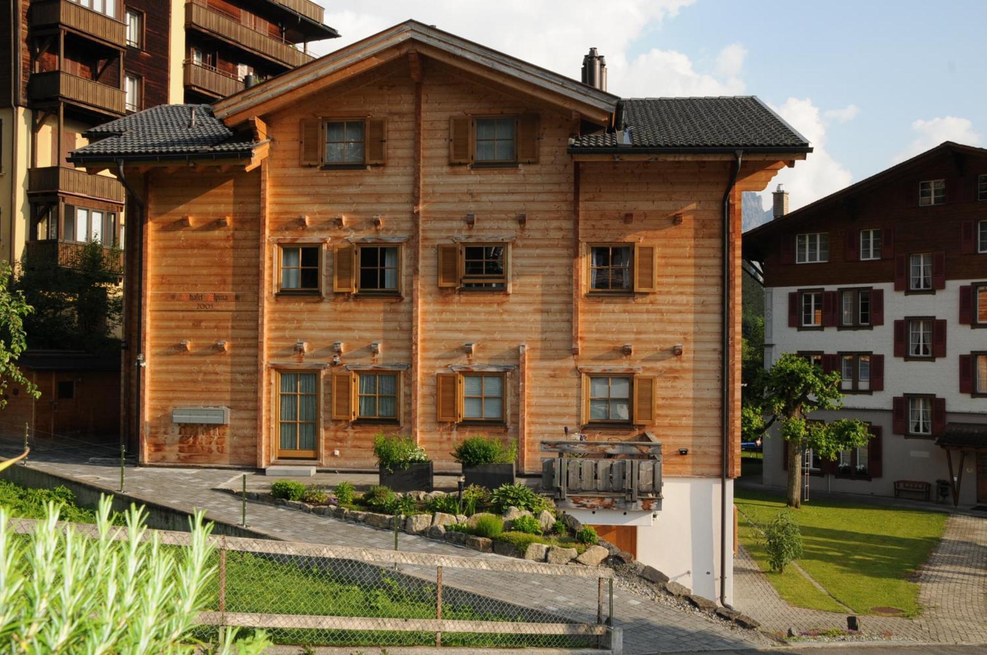 Chalet Alpina Gyger Венген Экстерьер фото